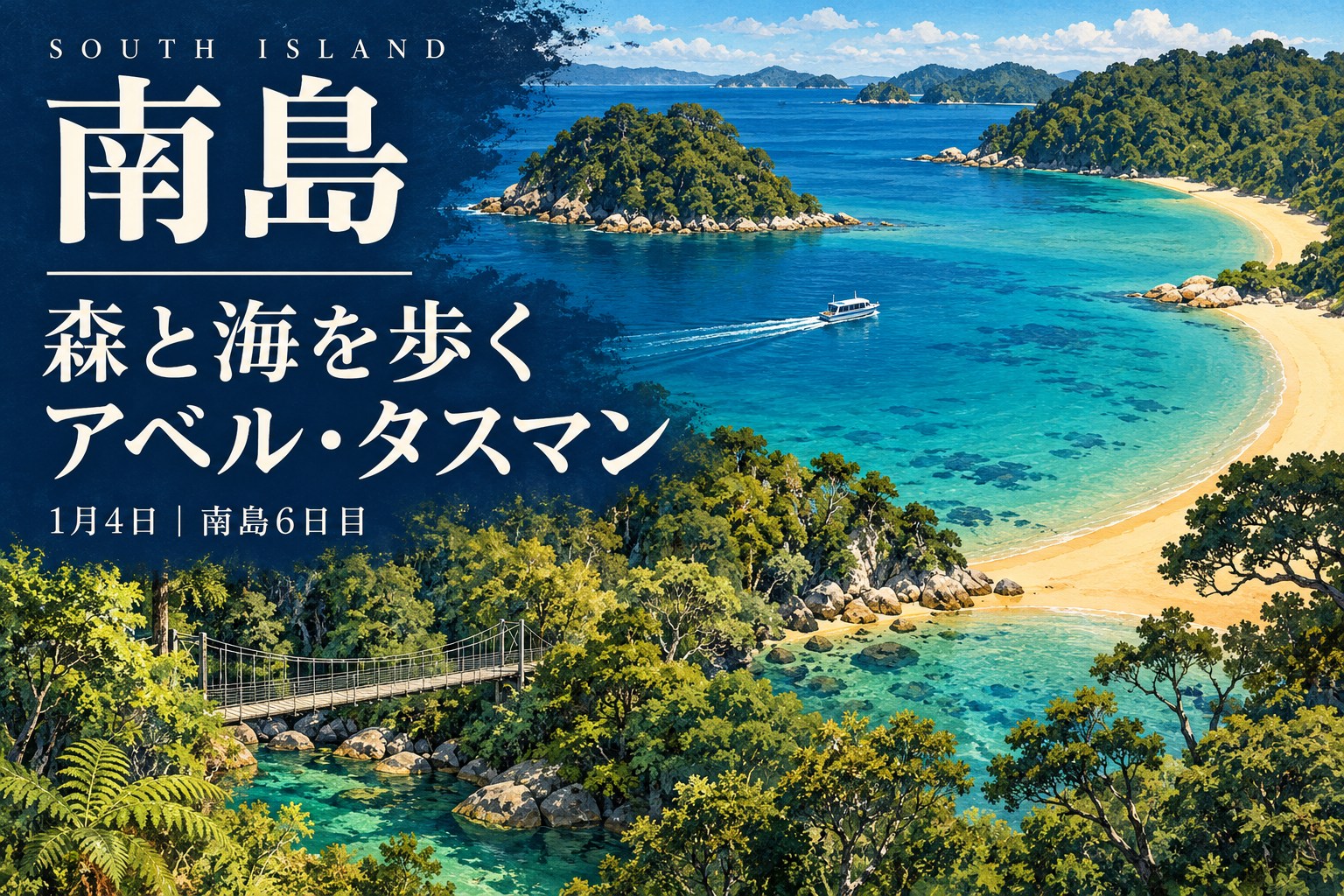 アベル・タスマンを子連れで歩く｜1月4日の予定 ― 記事のカバー写真